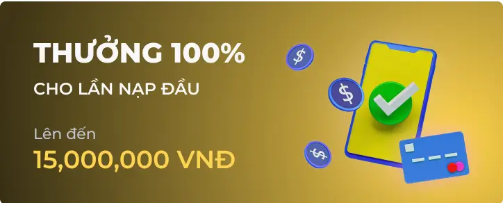 Thưởng Nạp Lại Slots 100% tại 95vn